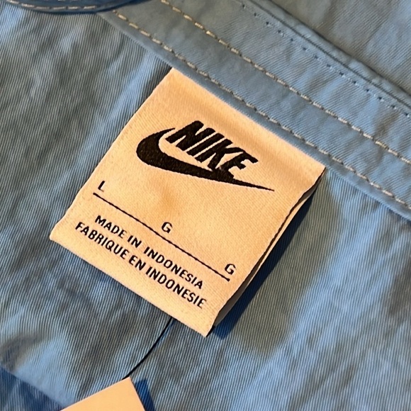 NWT Nike Women SportCasual Swoosh Woven Logo Spaghetti Strap Dress Size Large - Picture 15 of 17